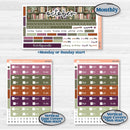 Autumn Reading Kit | Laurel Denise Standard Vertical & Horizontal Planner Kit Stickers | Reading Season | KIT-409-Q