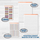 Autumn Reading Kit | Laurel Denise Pop-Up Planner Kit Stickers | Reading Season | KIT-409-RA