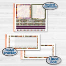 Autumn Reading Kit | A5 Plum Monthly & Dashboard Planner Kit Stickers | Reading Season | KIT-409S