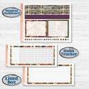 Autumn Reading Kit | 7x9 Plum Monthly & Dashboard Planner Kit Stickers | Reading Season | KIT-409-T