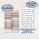 Autumn Reading Kit | 7x9 Erin Condren Life Planner Monthly & Dashboard Sticker Kit | 2024-2025 Planners | Reading Season | KIT-409-W