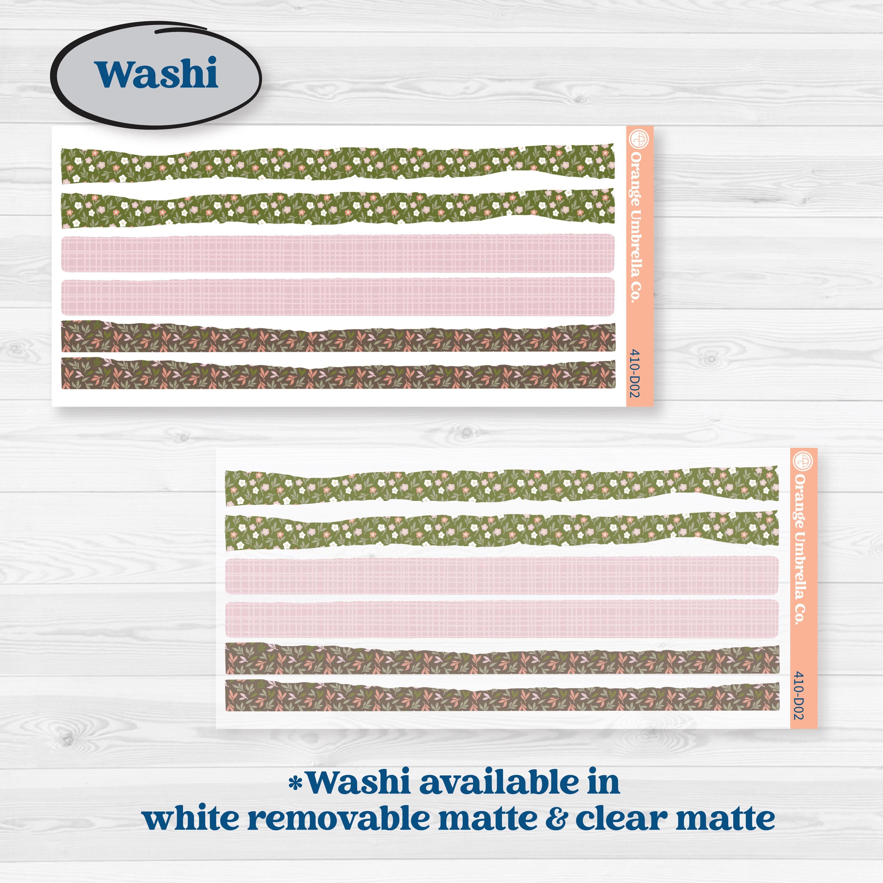 Autumn Floral Kit | Journaling Kit Planner Stickers | Pumpkin Petals | KIT-410-D