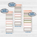 Autumn Floral Kit | A5 Daily Duo Planner Kit Stickers | Pumpkin Petals | KIT-410-L