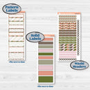 Autumn Floral Kit | A5 Daily Duo Planner Kit Stickers | Pumpkin Petals | KIT-410-L