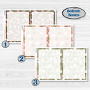 Autumn Floral Kit | 7x9 Erin Condren Daily Duo Planner Kit Stickers | Pumpkin Petals | KIT-410-M