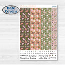 Autumn Floral Kit | 7x9 Erin Condren Daily Duo Planner Kit Stickers | Pumpkin Petals | KIT-410-M