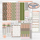 Autumn Floral Kit | 7x9 Erin Condren Daily Duo Planner Kit Stickers | Pumpkin Petals | KIT-410-M