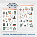 Spooky Halloween Kit | Weekly Sticker Kit for Vertical Planners like Erin Condren | Witch’s Brew | KIT-411-A