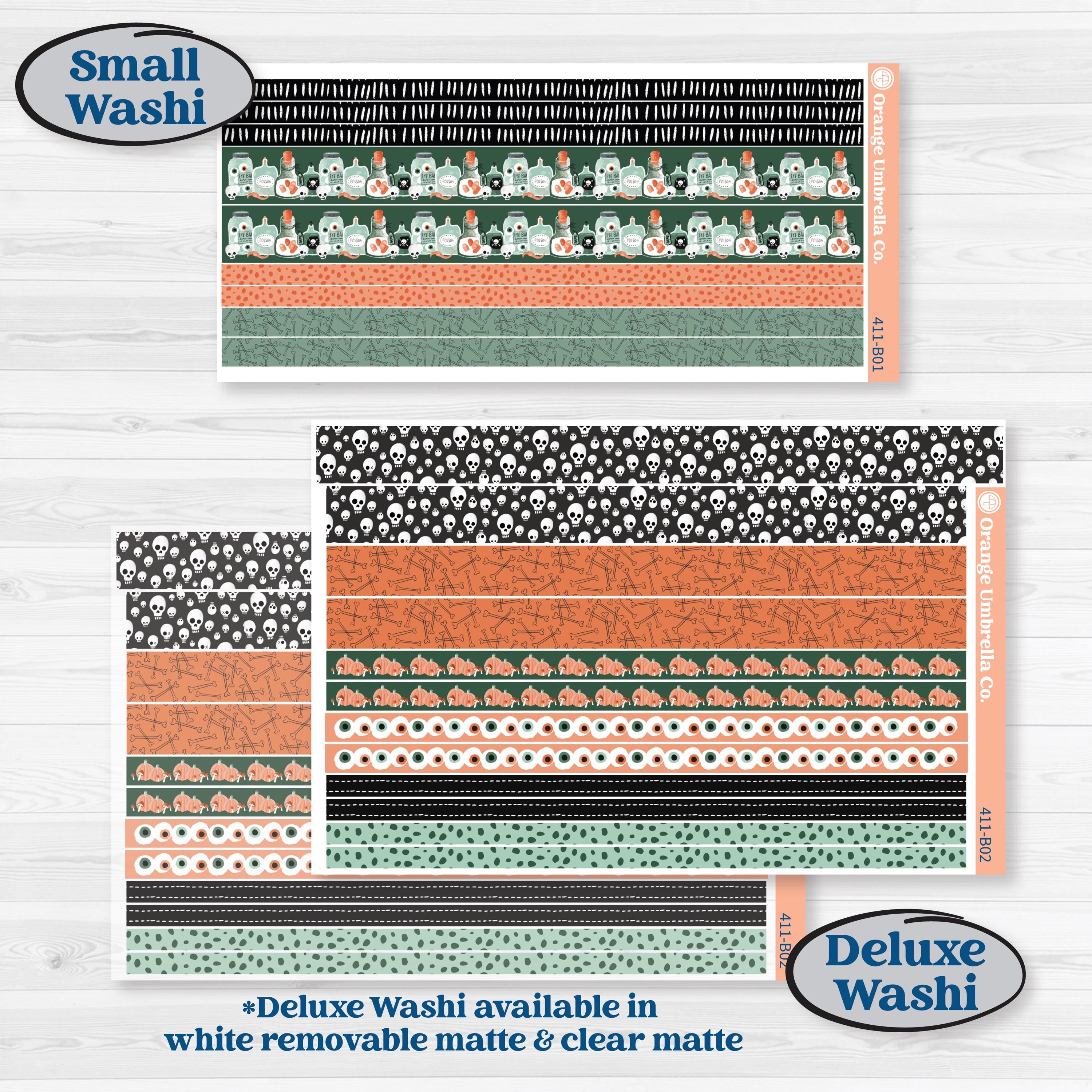 Spooky Halloween Kit | Weekly Add-On Planner Kit Stickers | Witch’s Brew | KIT-411-B
