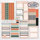 Spooky Halloween Kit | 7x9 Plum Daily Planner Kit Stickers | Witch’s Brew | KIT-411-P