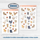 Chicken Planner Kit | Weekly Sticker Kit for Vertical Planners like Erin Condren | What the Flock | KIT-412-A