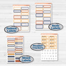 Chicken Planner Kit | Hobonichi Cousin Weekly & Daily Planner Kit Stickers | What the Flock | KIT-412-E