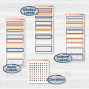 Chicken Planner Kit | A5 Compact Vertical Planner Kit Stickers for Erin Condren | What the Flock | KIT-412-G