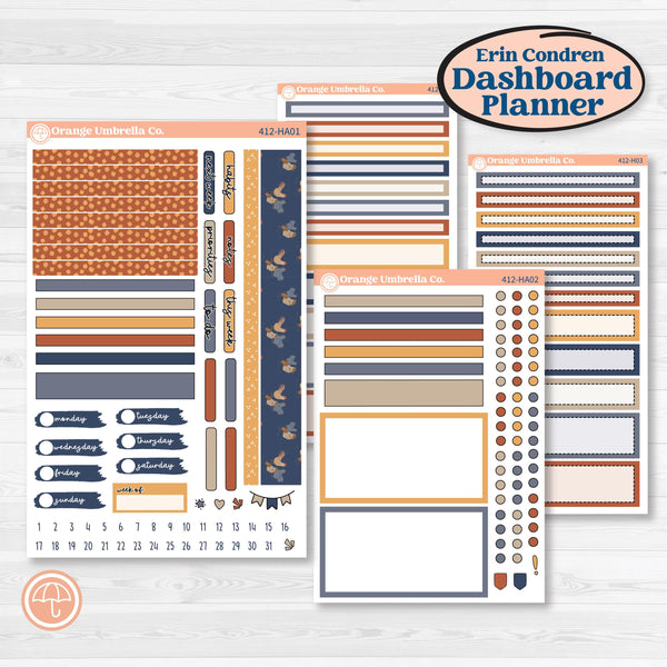 Chicken Planner Kit | Erin Condren Weekly Dashboard Planner Kit Stickers | What the Flock | KIT-412-HA