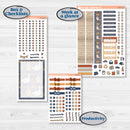 Chicken Planner Kit | A5 Daily Duo Planner Kit Stickers | What the Flock | KIT-412-L