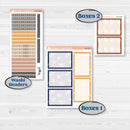 Chicken Planner Kit | A5 Plum Daily Planner Kit Stickers | What the Flock | KIT-412-N