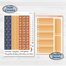 Chicken Planner Kit | 7x9 Plum Daily Planner Kit Stickers | What the Flock | KIT-412-P