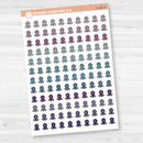 Location marker icon sticker sheet for planners, travel journals, and memory keeping — removable white matte.
