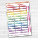 Habit Tracker Stickers | F17 | Planner Labels & Weekly Tracker Stickers | L-530