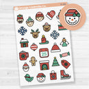 Christmas Deco Stickers | Holiday Planner Stickers | Clear Matte | D-106-CM