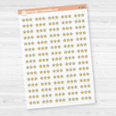 Star Rating Stickers | Reading and Hobby Trackers for Journals & Planners |Clear Matte | B-279-283-CM