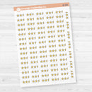 Star Rating Stickers | Reading and Hobby Trackers for Journals & Planners | Clear Matte | B-284-287-CM