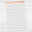 Basketball Icon Stickers | Micro Sports Planner Icons for Journals | Clear Matte | I-004-CM