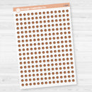 Basketball Icon Stickers | Micro Sports Planner Icons for Journals | Clear Matte | I-004-CM