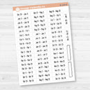 Monday Start Weeks of the Year | Planner Stickers | B-239-B