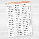 Monday Start Weeks of the Year | Planner Stickers | B-239-B