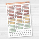 Flag Date Covers | Planner Stickers for Weekly Planning | F18 | B-811