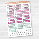 Flag Date Covers | Planner Stickers for Weekly Planning | F18 | B-811