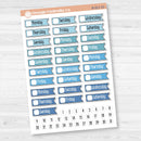 Flag Date Covers | Planner Stickers for Weekly Planning | F18 | B-811