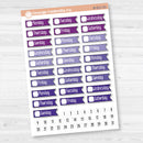 Flag Date Covers | Planner Stickers for Weekly Planning | F18 | B-811