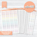 F12 Hobonichi Custom Script Planner Stickers | Matches '22 & '23 Kits | ** 1 phrase per sheet** | HoboFC12