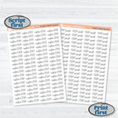 F12 Hobonichi Custom Script Planner Stickers | Matches '22 & '23 Kits | ** 1 phrase per sheet** | HoboFC12