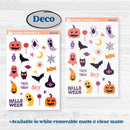 Purple Halloween Kit | Weekly Sticker Kit for Vertical Planners like Erin Condren | Gone Batty | KIT-408-A