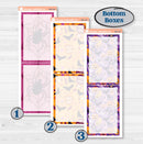 Purple Halloween Kit | A5 Daily Duo Planner Kit Stickers | Gone Batty | KIT-408-L