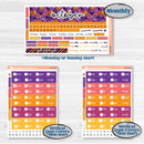 Purple Halloween Kit | Laurel Denise Standard Vertical & Horizontal Planner Kit Stickers | Gone Batty | KIT-408-Q