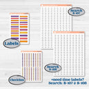 Purple Halloween Kit | Laurel Denise Pop-Up Planner Kit Stickers | Gone Batty | KIT-408-RA