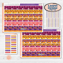 Purple Halloween Kit | Laurel Denise Pop-Up Planner Kit Stickers | Gone Batty | KIT-408-RA