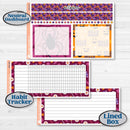 Purple Halloween Kit | 8.5x11 Plum Monthly & Dashboard Planner Kit Stickers | Gone Batty | KIT-408-U