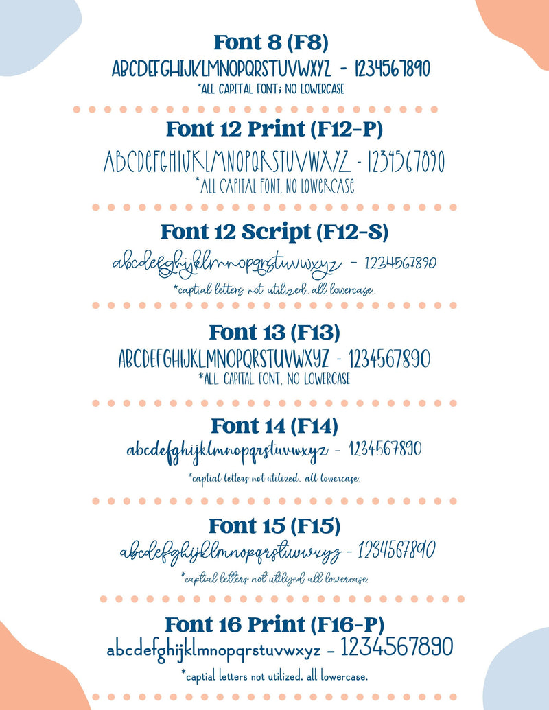 NEW Custom Header Script Planner Sticker | Clear Matte | Choose Your Font & Color | * 1 Word/Phrase per sheet* | customheader-cm