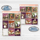 Autumn Reading Kit | Weekly Sticker Kit for Vertical Planners like Erin Condren | Reading Season | KIT-409-A