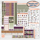Autumn Reading Kit | Weekly Add-On Planner Kit Stickers | Reading Season | KIT-409-B