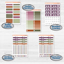 Autumn Reading Kit | Weekly Add-On Labels Planner Kit Stickers | Reading Season | KIT-409-C