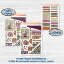 Autumn Reading Kit | Journaling Kit Planner Stickers | Reading Season | KIT-409-D