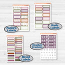 Autumn Reading Kit | Hobonichi Cousin Weekly & Daily Planner Kit Stickers | Reading Season | KIT-409-E