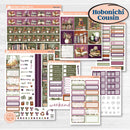 Autumn Reading Kit | Hobonichi Cousin Weekly & Daily Planner Kit Stickers | Reading Season | KIT-409-E