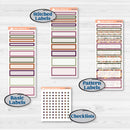 Autumn Reading Kit | A5 Compact Vertical Planner Kit Stickers for Erin Condren | Reading Season | KIT-409-G